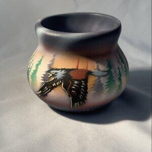 Handmade Eagle Vase/Trinket Dish
